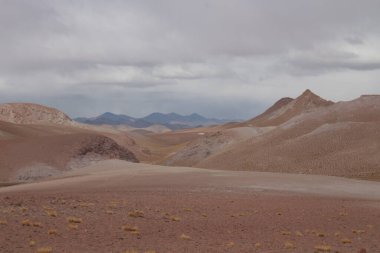 Arjantin Puna 'nın inanılmaz volkanik ve çöl manzarası
