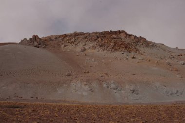 Arjantin Puna 'nın inanılmaz volkanik ve çöl manzarası