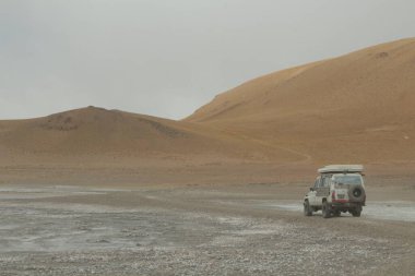 Arjantin Puna 'nın inanılmaz volkanik ve çöl manzarası