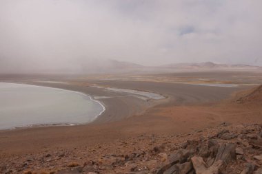 Arjantin Puna 'nın inanılmaz volkanik ve çöl manzarası