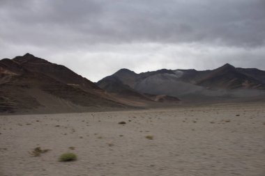 Arjantin 'in kuzeybatısındaki çöl manzarası