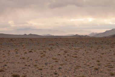 Arjantin 'in kuzeybatısındaki çöl manzarası