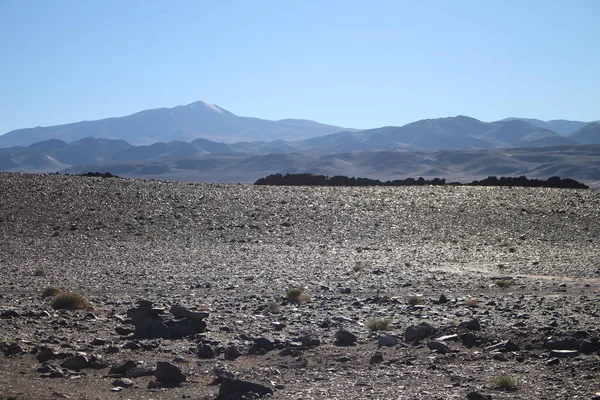 Unglaubliche Vulkan Und Wüstenlandschaft Der Argentinischen Puna — Stockfoto