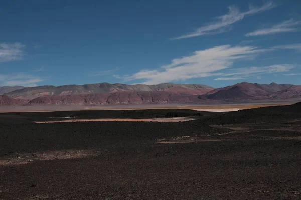 Unglaubliche Vulkan Und Wüstenlandschaft Der Argentinischen Puna — Stockfoto