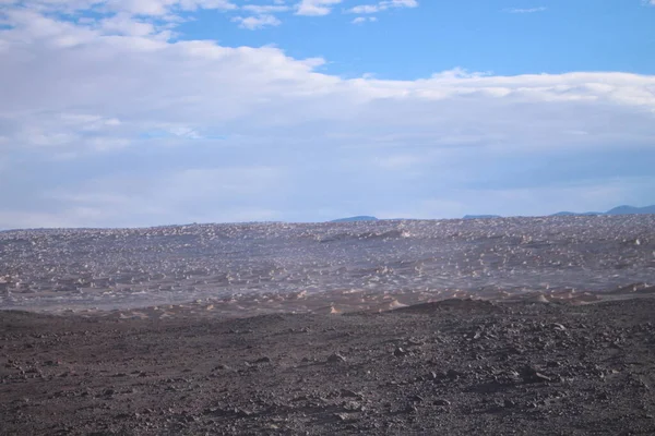 Arjantin Puna 'nın inanılmaz volkanik ve çöl manzarası