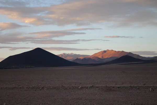 Incredible Volcanic Desert Landscape Argentine Puna — Stock Fotó