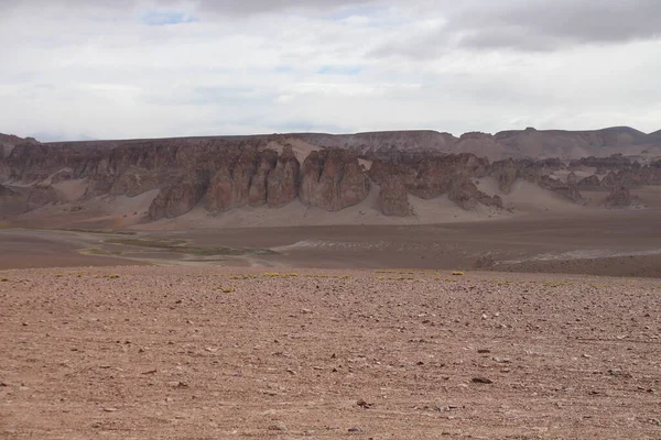 Incredible Volcanic Desert Landscape Argentine Puna — Zdjęcie stockowe