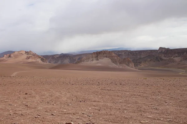Unglaubliche Vulkan Und Wüstenlandschaft Der Argentinischen Puna — Stockfoto