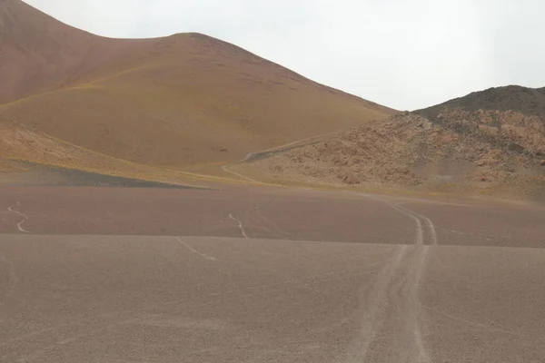 Incredibile Paesaggio Vulcanico Desertico Della Puna Argentina — Foto Stock