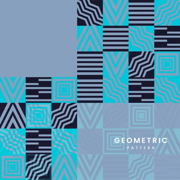 Geometrischer Hintergrund Mit Modernen Formdesigns Und Geometrischem Muster Mit Vector — Stockvektor