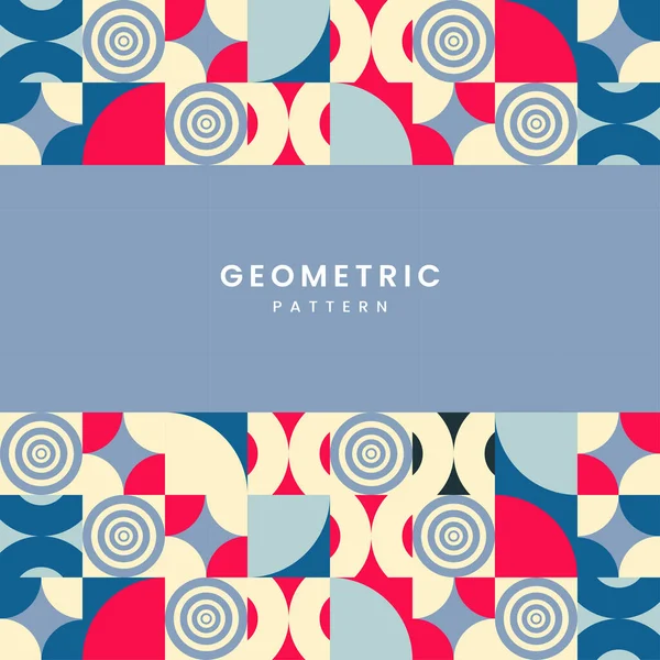 Geometrisches Texturdesign Mit Text Darauf Und Farbenfroher Textur Mit Multi — Stockvektor