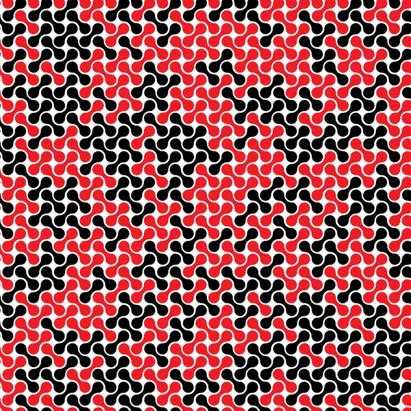 Rot Und Weiß Abstrakte Metaballs Auf Weißem Hintergrund Mit Texturdesign — Stockvektor