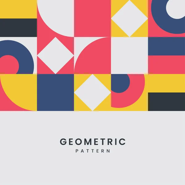 Schöne Geometrische Muster Und Abstrakte Vektor Textur Design Mit Text — Stockvektor