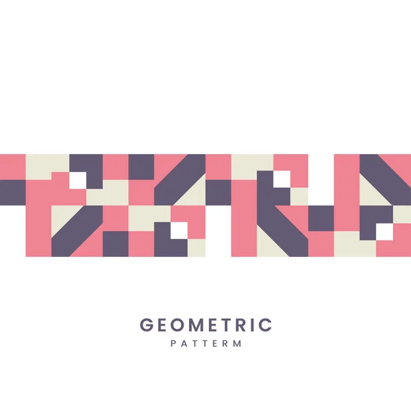 Roze Grijs Geometrische Vormen Abstracte Achtergrond Met Teksten Ontwerp Gemaakt — Stockvector