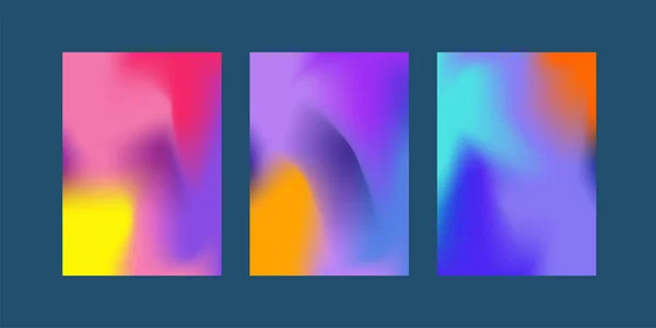 Groups Abstract Gradient Covers Design Colorful Gradient Background Colorful Gradient — Stockvektor