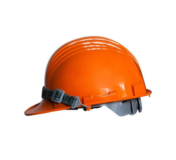 Top View Safety Engineer Helmet Isolated White Background —  Fotos de Stock