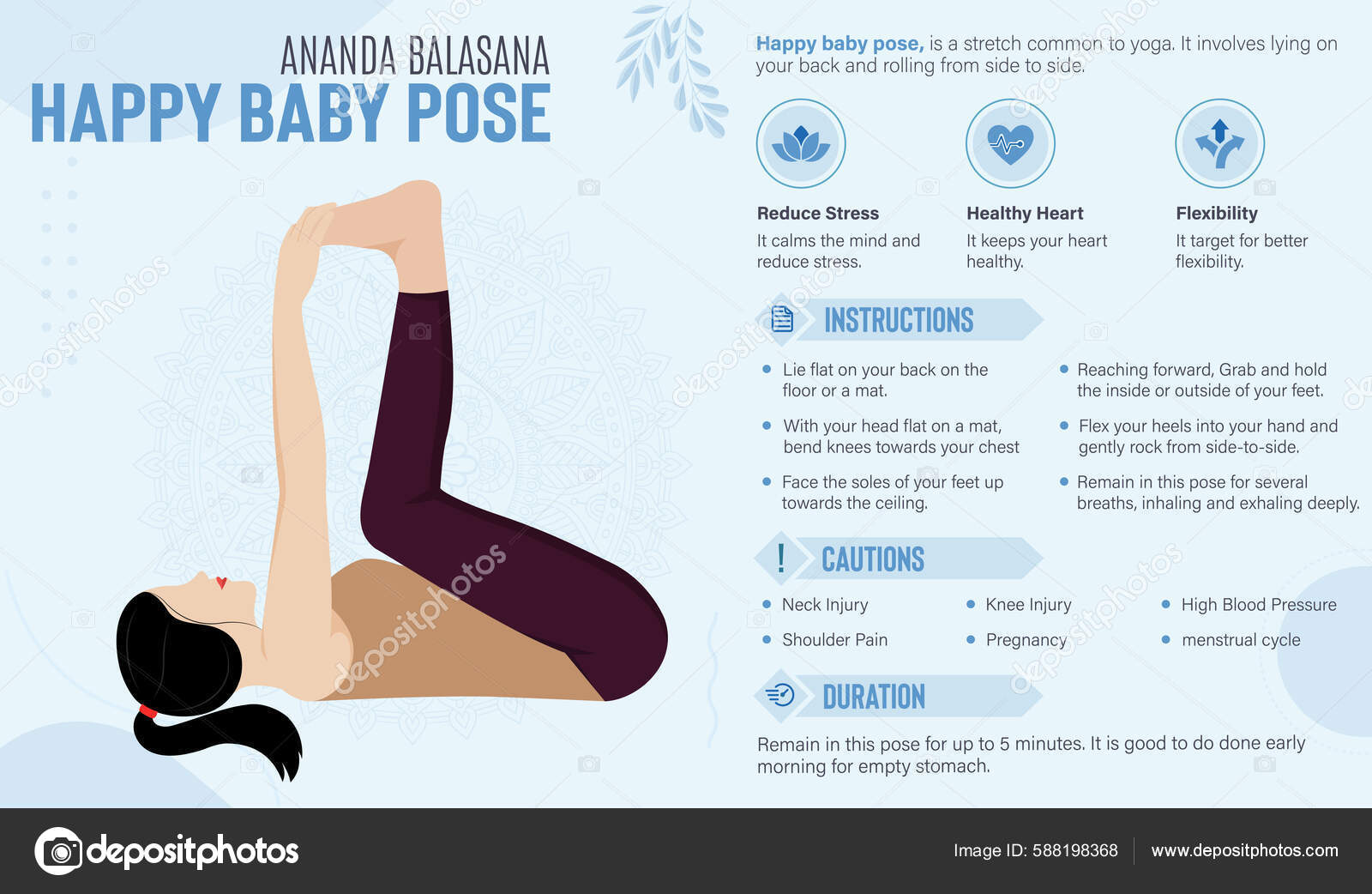 Top 10 health benefits of Ananda Balasana (Happy Baby Pose) - Rishikul  Yogshala Blog
