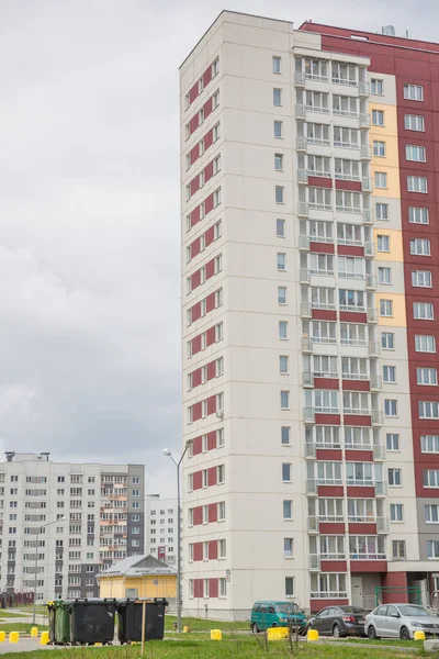 Minsk Belarussia City Infrastructure Street Buildings Transport People 2022 — Stok fotoğraf