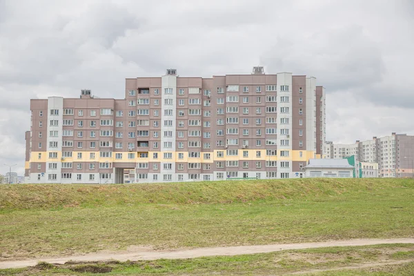 Minsk Belarussia City Infrastructure Street Buildings Transport People 2022 — Stok fotoğraf