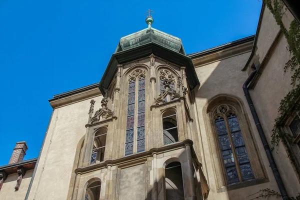 Kutna Hora Czech April 2012 Architectural Fragment Medieval Chapel Tower — Stock Photo, Image