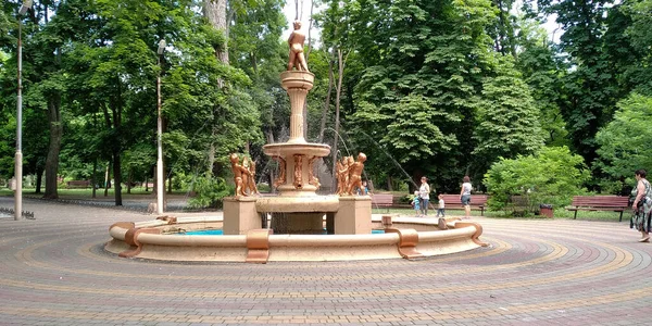 Odessa Ukraine June 2019 Fountain One Seaside Sanatorium Parks — Stock Photo, Image