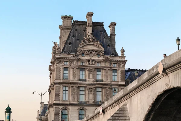 Paris Francja Sierpnia 2019 Jest Widok Zabytkowy Budynek Centrum Miasta — Zdjęcie stockowe