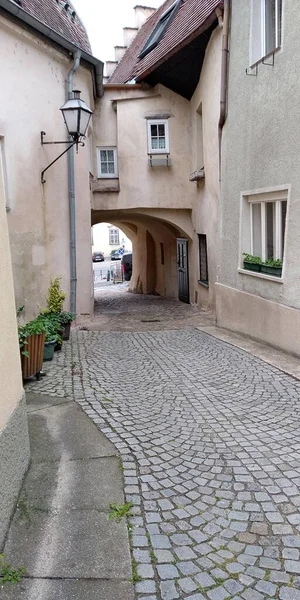 Krems Der Donau Austria May 2019 Old Cobbled Medieval Street — 图库照片