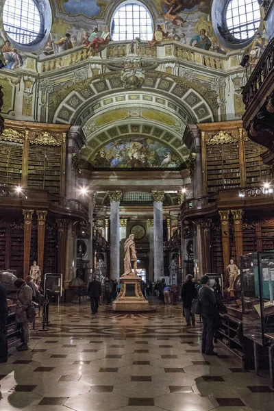 Viena Austria Mayo 2019 Esta Sala Principal Biblioteca Nacional Austriaca — Foto de Stock