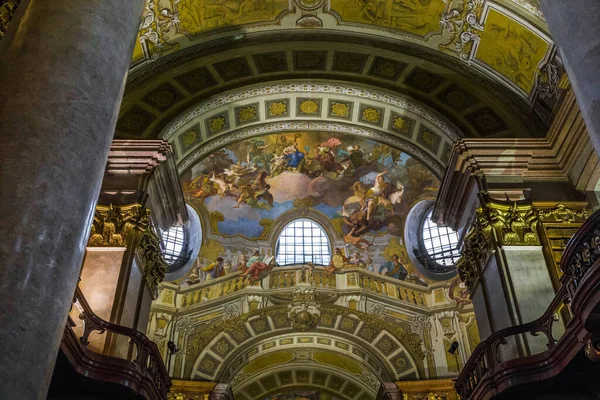 Vienna Austria Травня 2019 Фрагмент Зображення Склепіння Австрійської Національної Бібліотеки — стокове фото