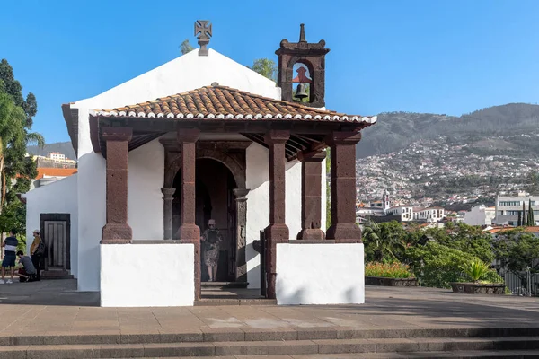 Funchal Madeira Agosto 2021 Esta Capilla Santa Catarina Siglo Edificio —  Fotos de Stock
