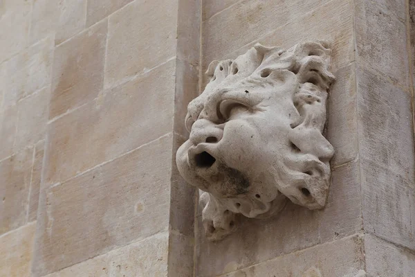 Dubrovnik Croatia September 2016 Dit Een Sculptuur Van Het Hoofd — Stockfoto