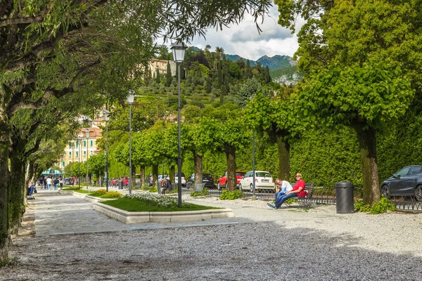 Bellagio Italy Μαΐου 2018 Πρόκειται Για Έναν Περίπατο Στις Όχθες — Φωτογραφία Αρχείου