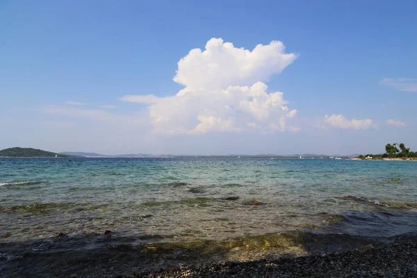Detta Stränderna Öarna Adriatiska Kusten Kroatien — Stockfoto