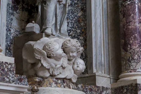 Dubrovnik Croatia Seseptember 2016 Fragment Artistic Adorn Cathedral Assumption Blessed — 图库照片