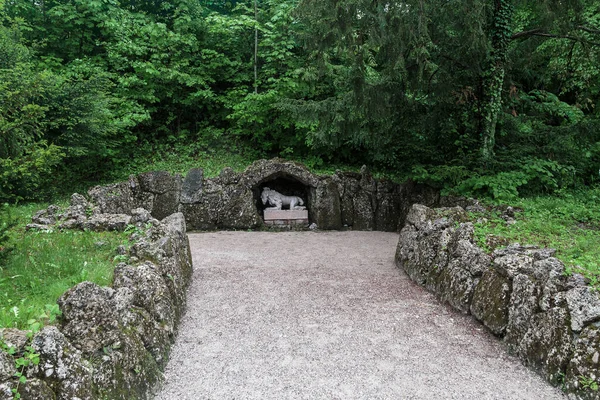 Salzburg Austria Mayo 2019 Esta Una Figura Diablo Del Bosque —  Fotos de Stock