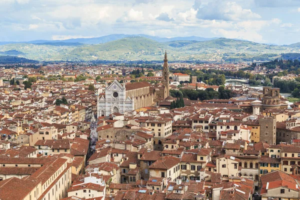 Florencia Italia Septiembre 2018 Esta Una Vista Ciudad Basílica Santa — Foto de Stock