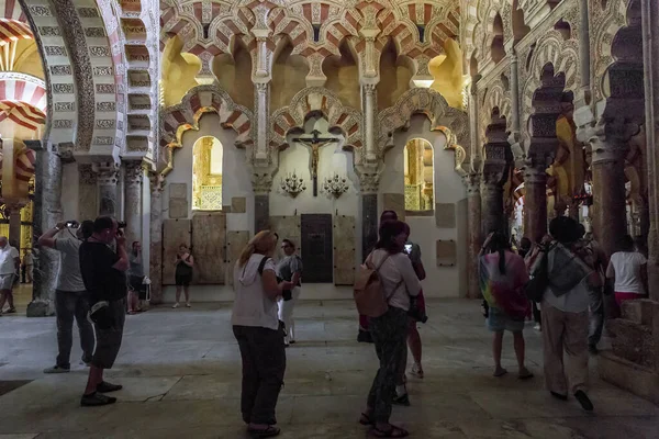 Cordoba España Mayo 2017 Esta Capilla Cristiana Villaviciosa Catedral Mesquita — Foto de Stock