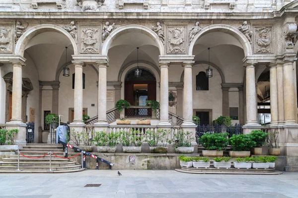 Milan Italy May 2018 Palazzo Della Scuole Palatino Preserved Medieval — Photo