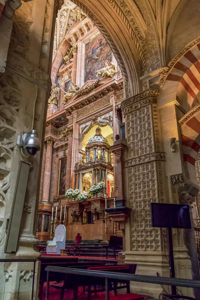 Cordoba Spain May 2017 Mail Altar Cathedral Mesquita — Foto de Stock