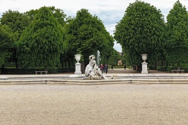 Vienna Austria May 2019 One Baroque Fountains Alleys Schonbrunn Park — Fotografia de Stock