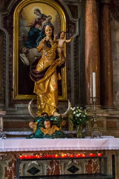 Sibenik Croatia September 2016 Figure Our Lady Carmelites Interior Cathedral — 스톡 사진