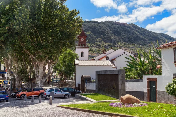Machico Portugal August 2021 Church Our Lady Conception Historic Center — Stockfoto