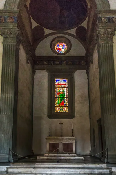 Florence Italy September 2018 Pazzi Chapel Basilica Santa Croce — Fotografia de Stock