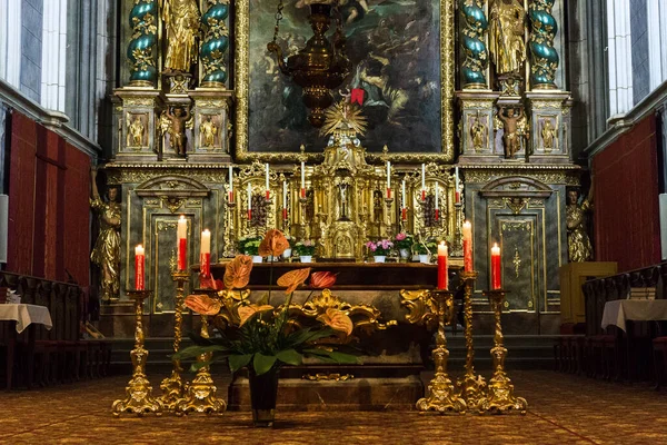 Furth Austria May 2019 Baroque Altarpiece Monastery Church Gottweig Abbey — Foto de Stock