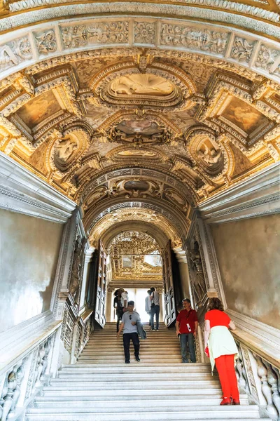 Venice Italy May 2018 Visitors Golden Staircase Palace Doges — Stock fotografie