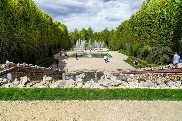 Versailles France September 2019 Bosquet Three Fountains Palace Park — Stock fotografie