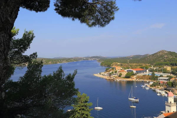 Sibenik Croatia 2016年9月12日 これはクルカ川の河口の眺めです — ストック写真