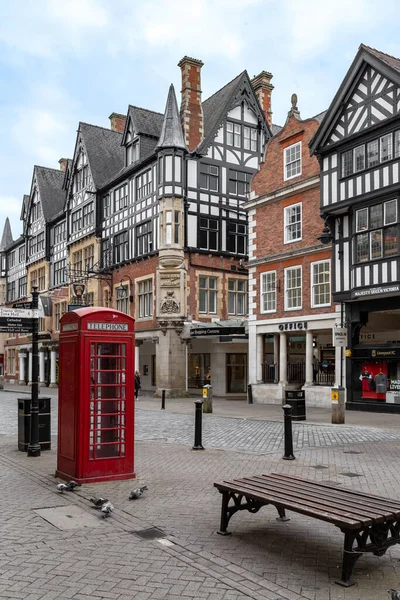 Chester Great Britain September 2014 Historical Houses Historic Medieval City — Stock Photo, Image