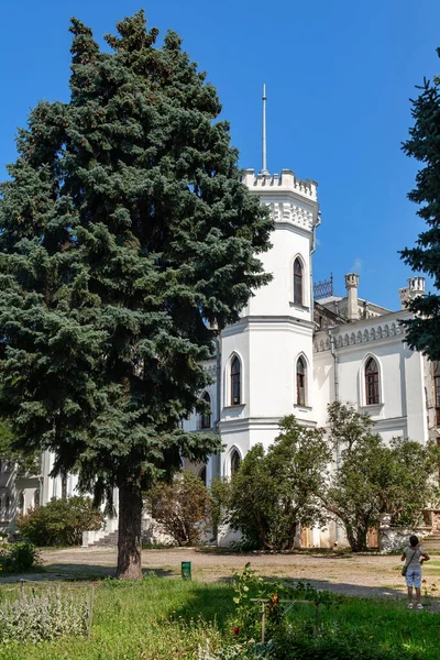 Sharovka Ucrania Julio 2021 Trata Una Torre Una Casa Señorial — Foto de Stock