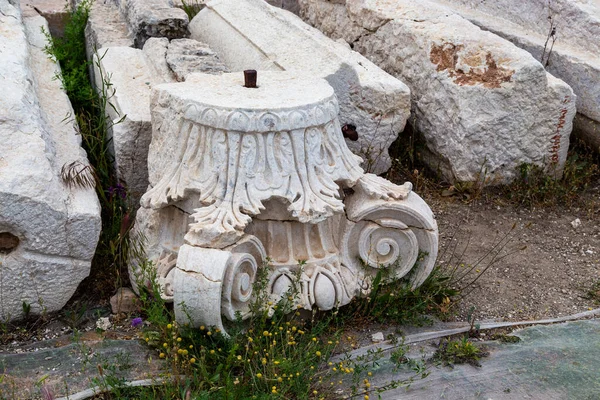 Turquía Mayo 2021 Esta Capital Una Antigua Columna Entre Otros —  Fotos de Stock